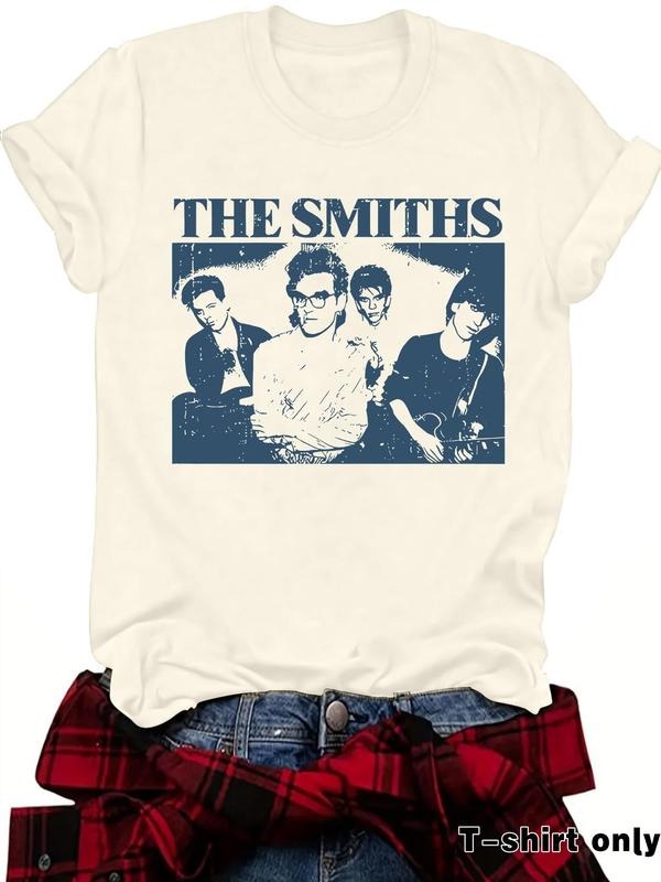 Smiths Vintage Band Round Neck Casual Short Sleeve - Adult & Kids T-Shirts, Sweatshirts & Hoodies apparel design preview 1