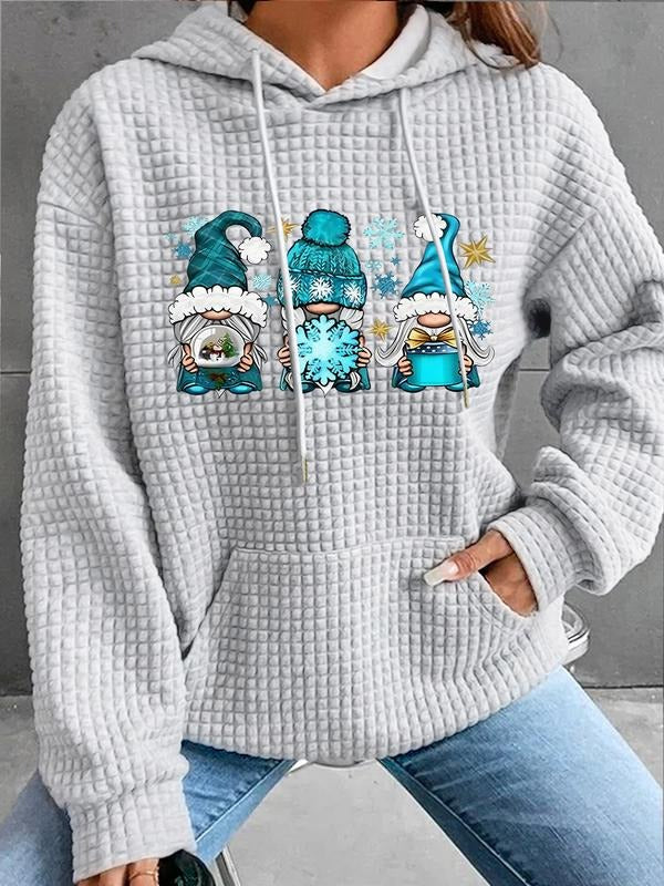 Hooded Funny Cartoon Dwarf Print Pocket Fall Winter - Adult & Kids T-Shirts, Sweatshirts & Hoodies apparel design preview 1