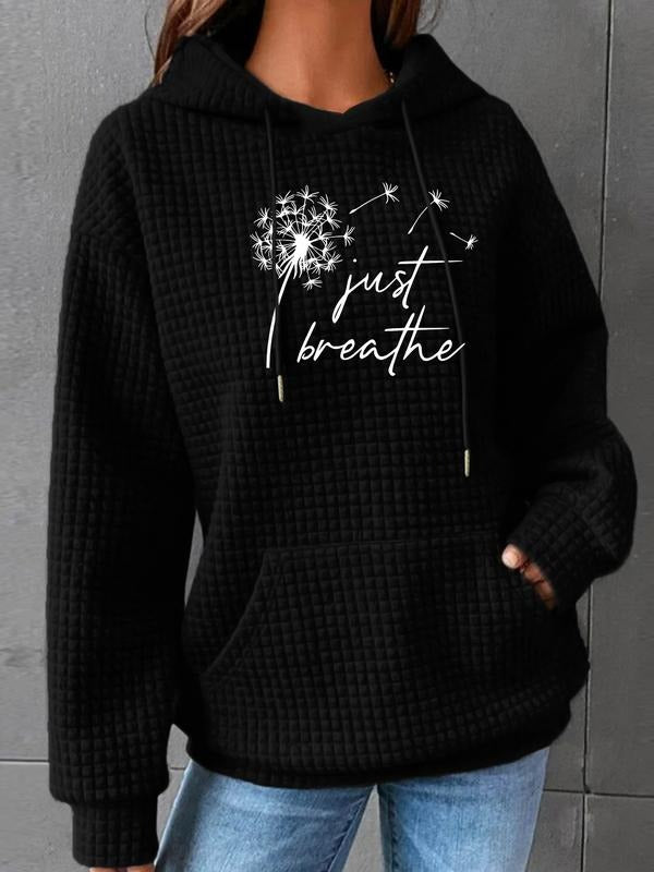 Hooded Dandelion Print Pocket Fall Winter Casual Top - Adult & Kids T-Shirts, Sweatshirts & Hoodies apparel design preview 1