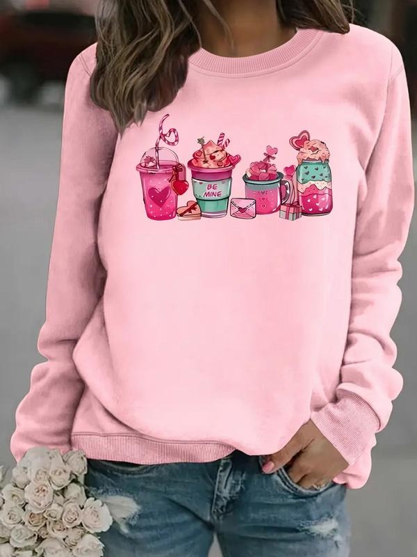 Valentine Heart Pattern Round Neck Casual Fitted - Adult & Kids T-Shirts, Sweatshirts & Hoodies apparel design preview 1