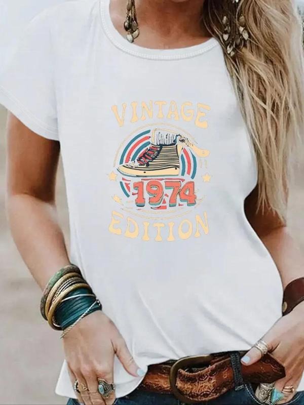 Vintage Cartoon Shoes Letter Print Round Neck Casual - Adult & Kids T-Shirts, Sweatshirts & Hoodies apparel design preview 1