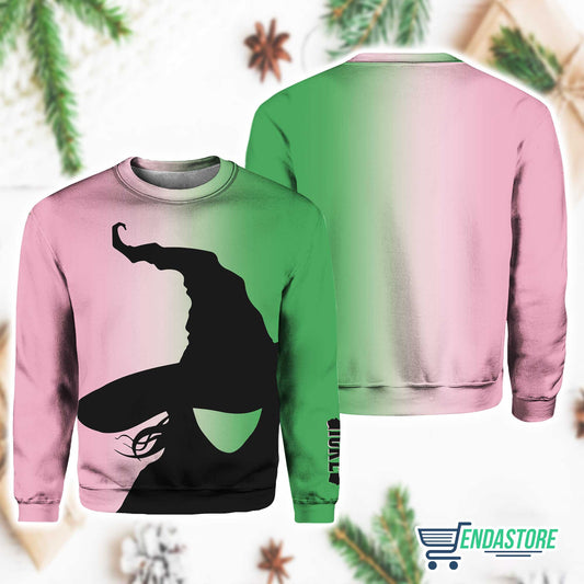 Women’s Movie Inspired Witch And Princess Contrast Gradient Print Crew Neck Sweatshirt 3D Sweater - Gift Idea product image 2