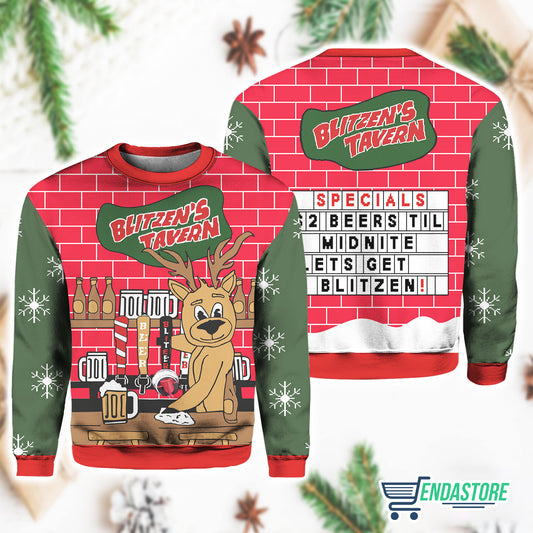 Women’s Retro Juice Beverage Dispenser Ugly Christmas Sweatshirt 3D Ugly Christmas Sweater - Holiday Gift product image