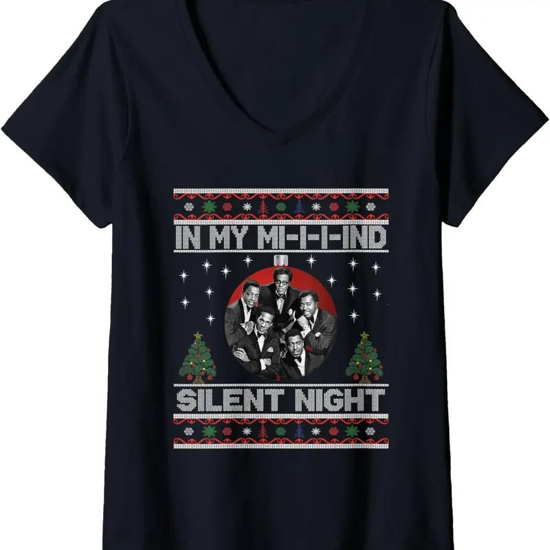 My Mind Silent Night Ugly Xmas Top - Adult & Kids T-Shirts, Sweatshirts & Hoodies apparel design preview 1