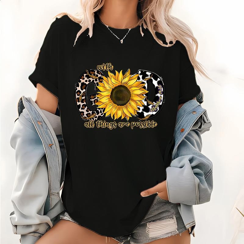 Short Sleeve Print All Things Are Possible God Tops - Adult & Kids T-Shirts, Sweatshirts & Hoodies apparel design preview 1