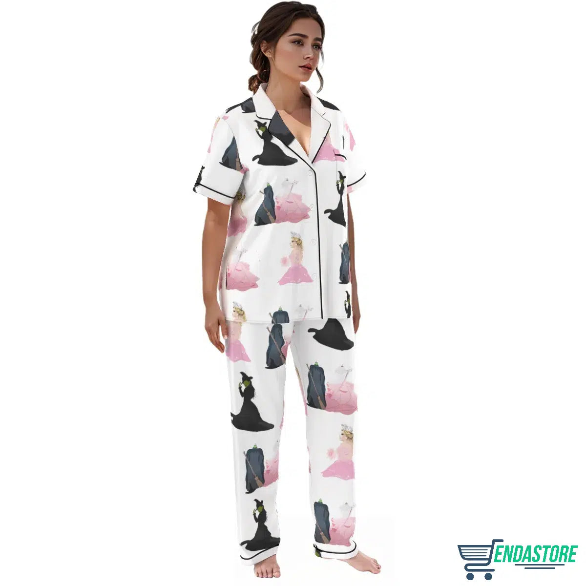Womens Wicked Print Pajama Set long 3D Sweater - Gift Idea product image 4
