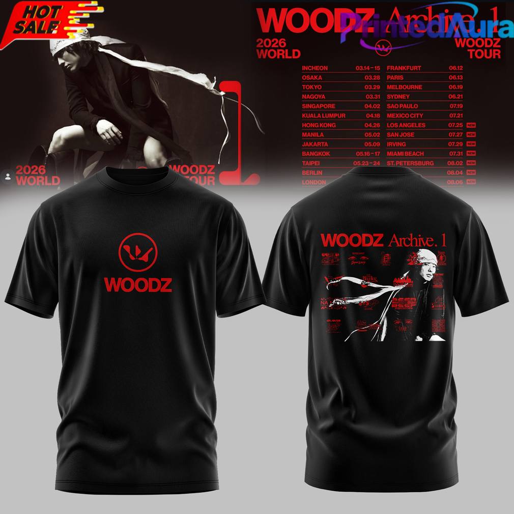 Woodz World Tour 'Archive. 1' - Adult & Kids T-Shirts, Sweatshirts & Hoodies apparel design preview 1