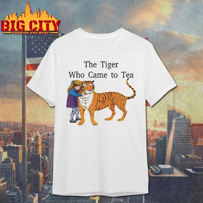 Word Book Day The Tiger Who Came To Tea - Adult & Kids T-Shirts, Sweatshirts & Hoodies apparel design preview 1