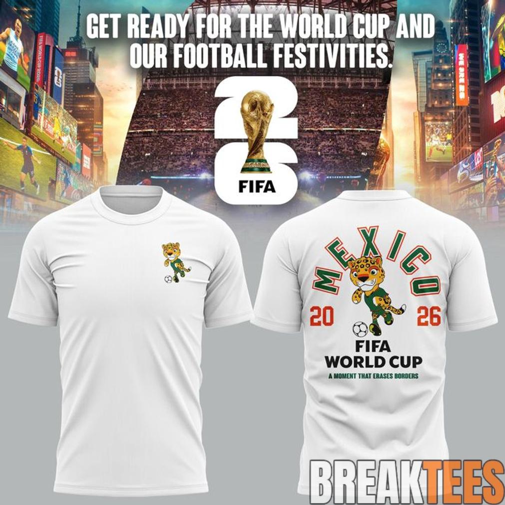 World Cup 26 Mexico White - Adult & Kids T-Shirts, Sweatshirts & Hoodies apparel design preview 1