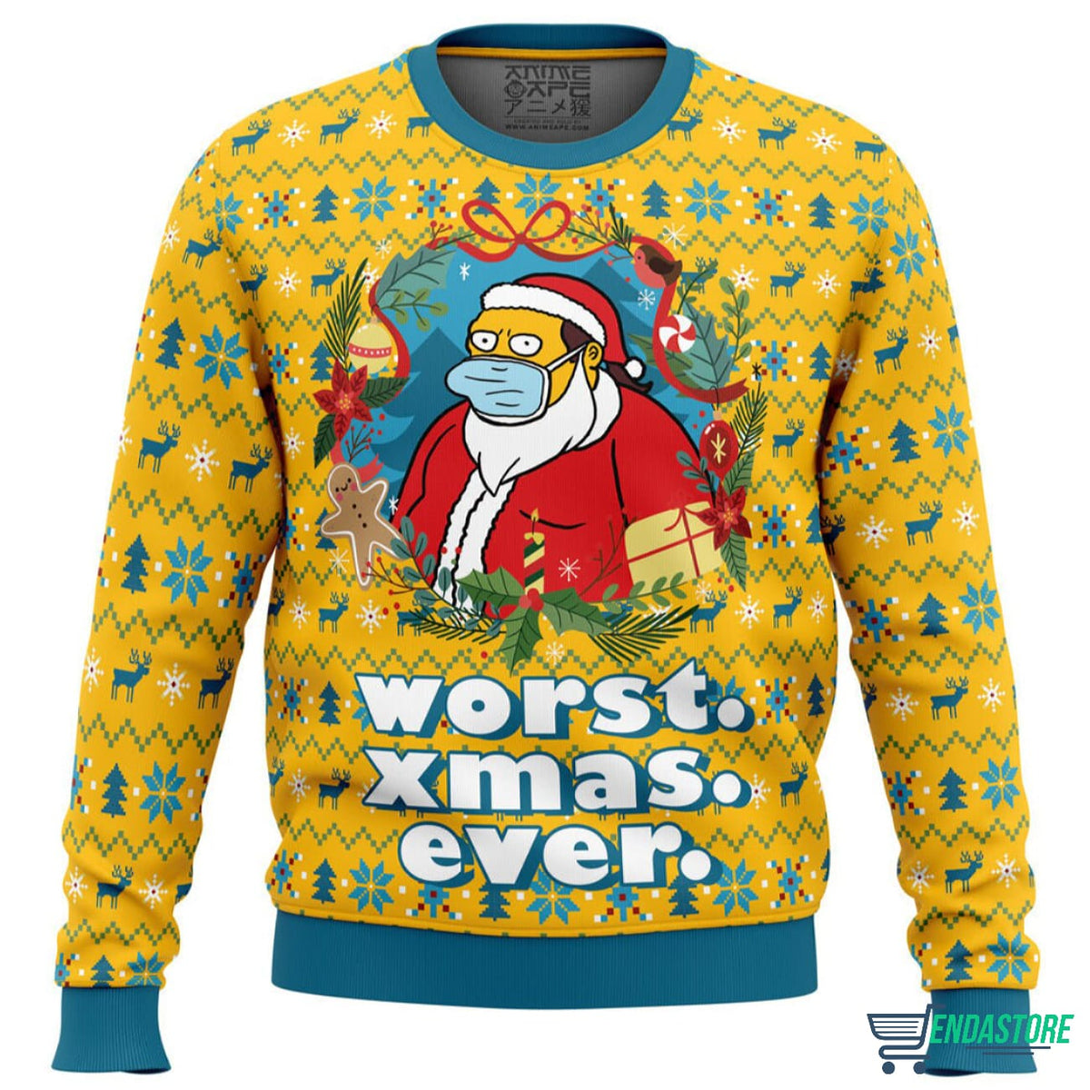 Worst Christmas Ever Simpsons 3D Christmas Sweater - Holiday Gift product image