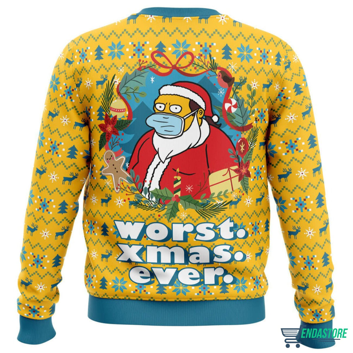 Worst Christmas Ever Simpsons 3D Christmas Sweater - Holiday Gift product image 2