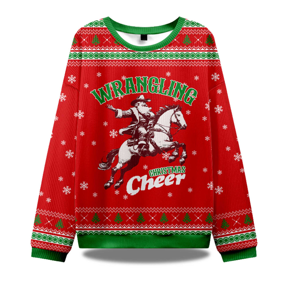 Wrangling Christmas Cheer Ugly Christmas Sweater - Holiday Gift product image