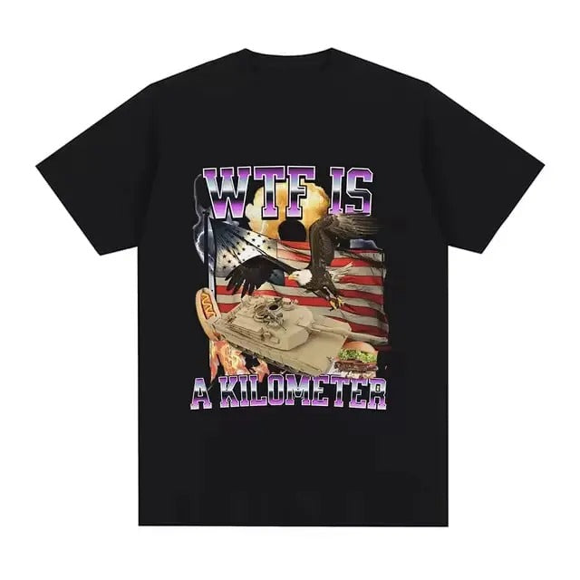 Wtf Is Kilometer Meme Vintage Hip Hop Summer Casual - Adult & Kids T-Shirts, Sweatshirts & Hoodies apparel design preview 1