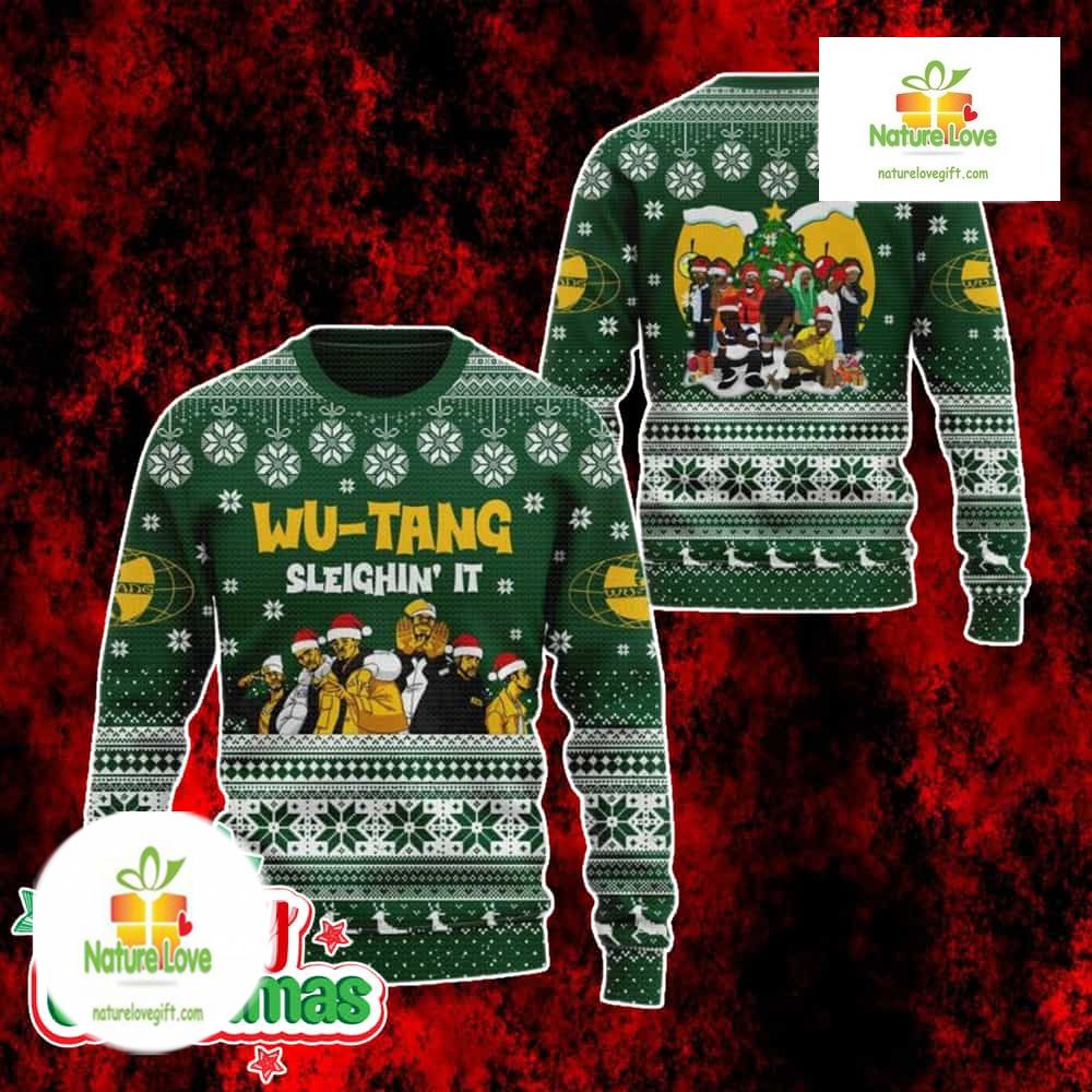 Wu Tang Clan Holiday Party Jumper Ugly Christmas Sweater - Holiday Gift product image