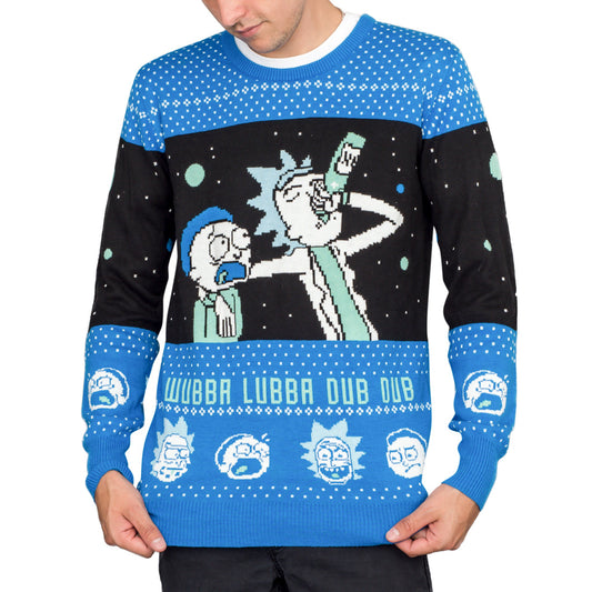 Wubba Lubba Dub Dub - Rick and Morty Ugly Christmas Sweater - Holiday Gift product image