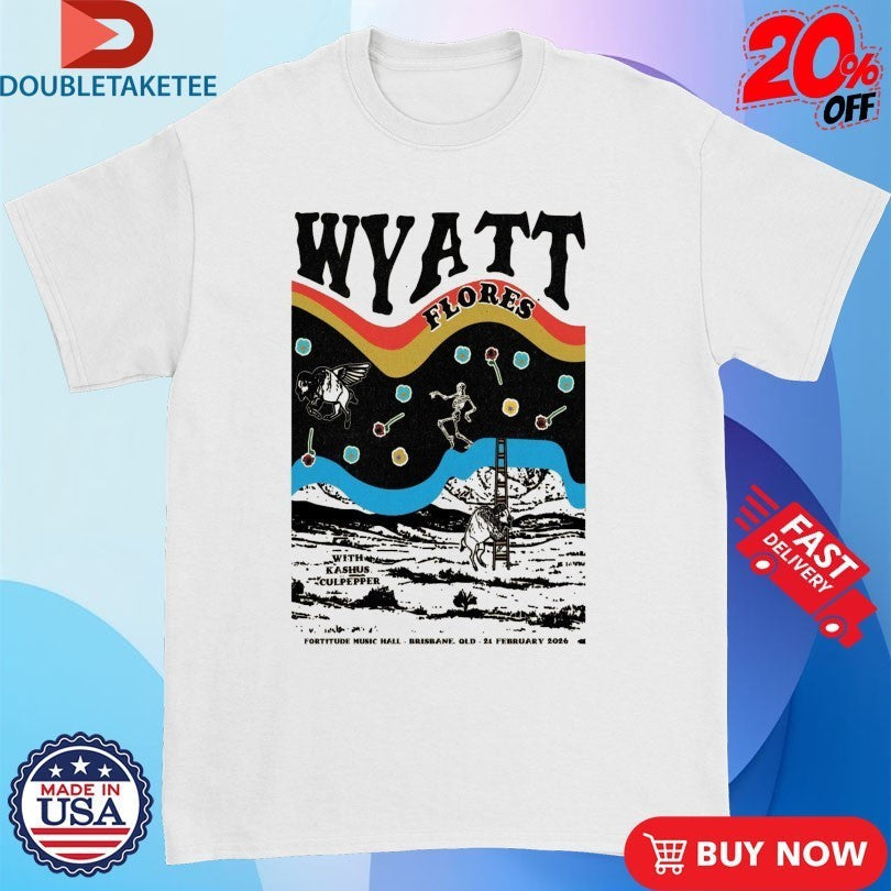 Wyatt Flores Feb 21 2026 Brisbane, OLD - Adult & Kids T-Shirts, Sweatshirts & Hoodies apparel design preview 1