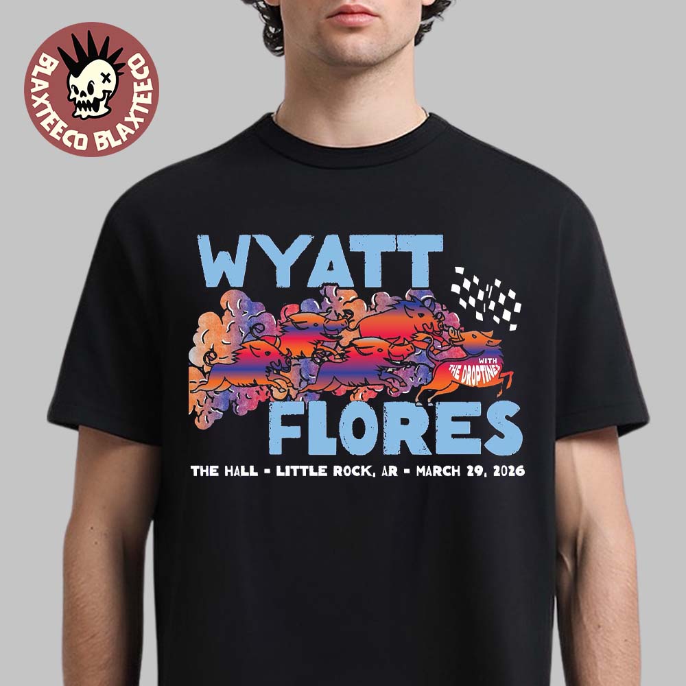 Wyatt Flores Little Rock Arizona 2026 Venue Poster At - Adult & Kids T-Shirts, Sweatshirts & Hoodies apparel design preview 1