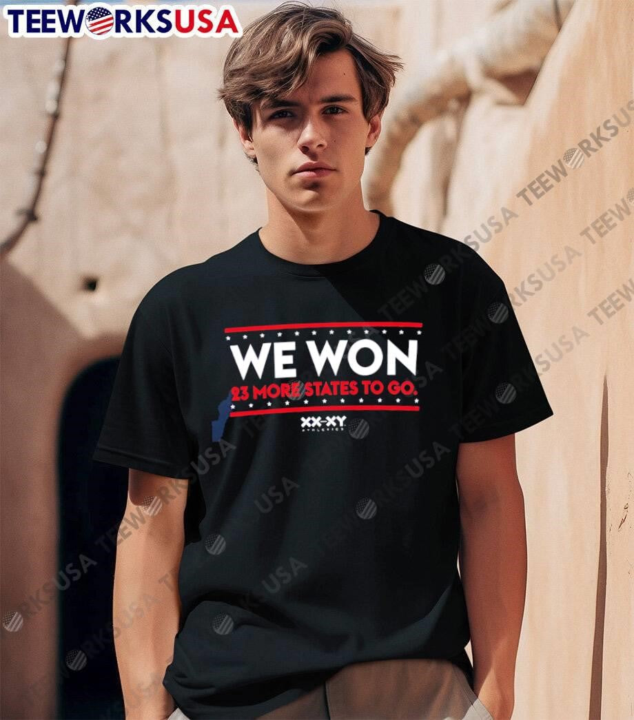 XX-XY Athletics We Won 23 More States to Go - Adult & Kids T-Shirts, Sweatshirts & Hoodies apparel design preview 1