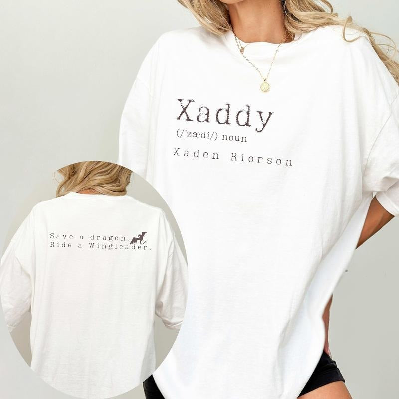 Xaddy Xaden Riorson Fourth Wing Iron Flame Rebecca - Adult & Kids T-Shirts, Sweatshirts & Hoodies apparel design preview 1