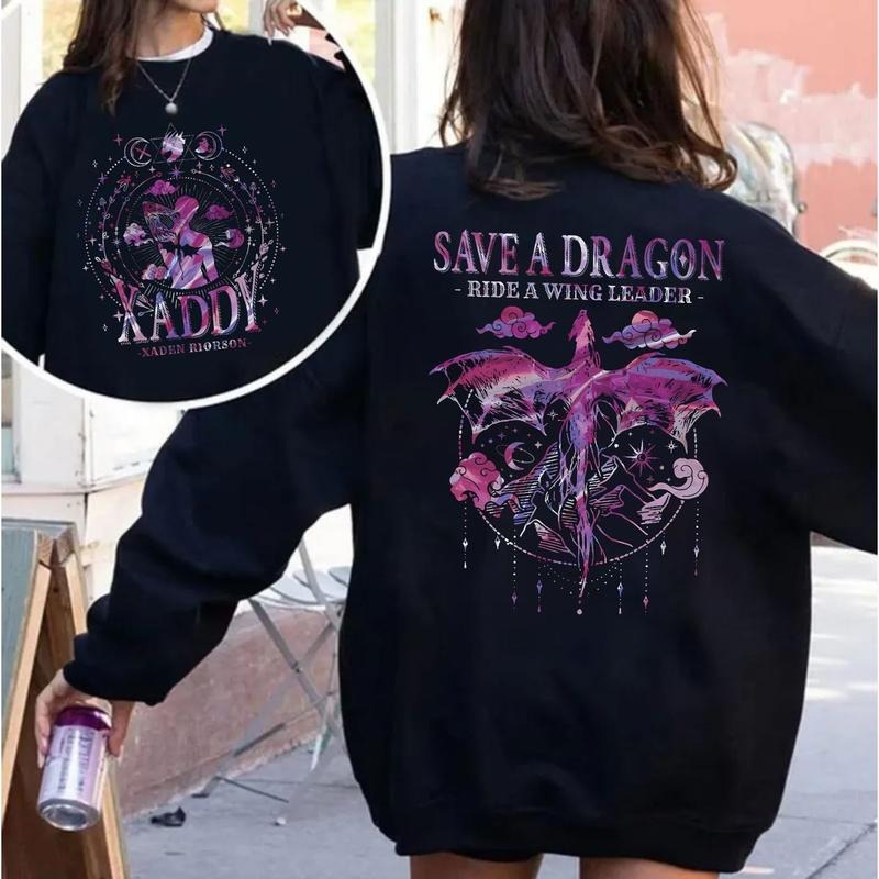 Xaden Riorson Xaddy Fourth Wing Fan Onyx Storm Dragon - Adult & Kids T-Shirts, Sweatshirts & Hoodies apparel design preview 1