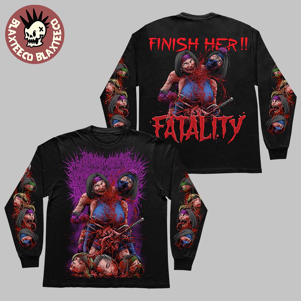 Xavleg X Motal Kombat Finish Her Fatality - Adult & Kids T-Shirts, Sweatshirts & Hoodies apparel design preview 1