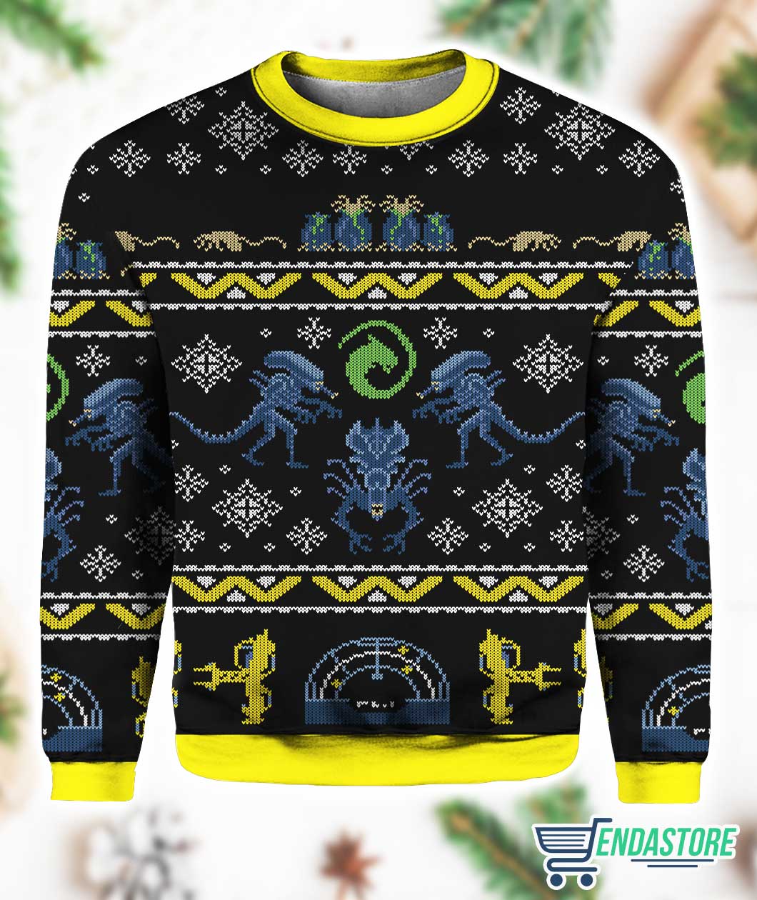 Xenomorphs Alien 3D Ugly Christmas Sweater - Gift Idea product image 3