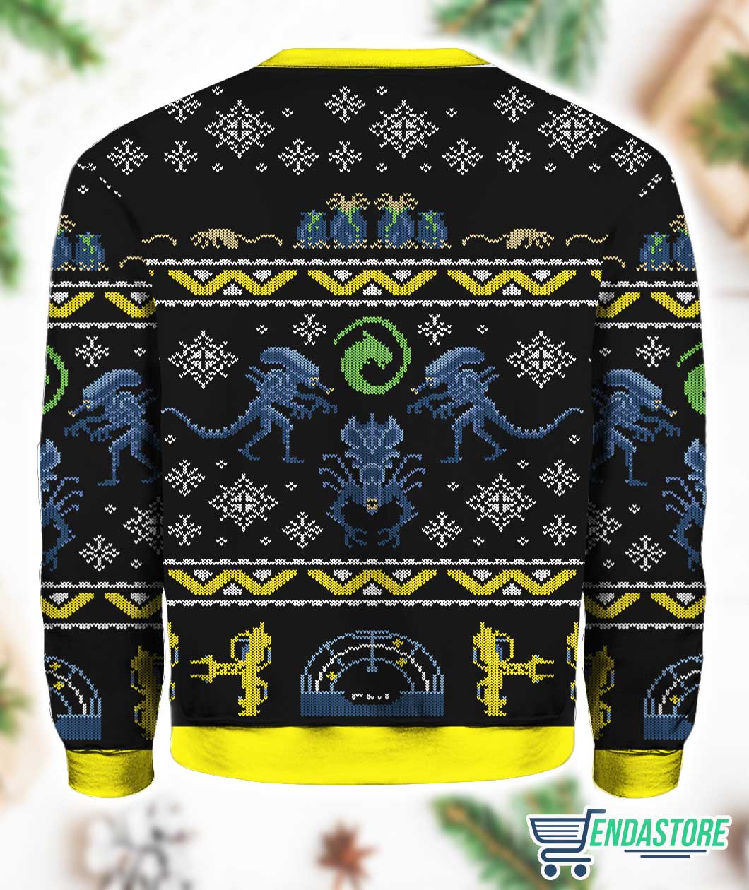 Xenomorphs Alien 3D Ugly Christmas Sweater - Gift Idea product image 4