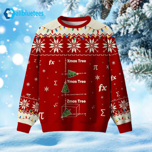 Xmas Tree Ymas Tree Zmas Tree Ugly Christmas Sweater - Holiday Gift product image