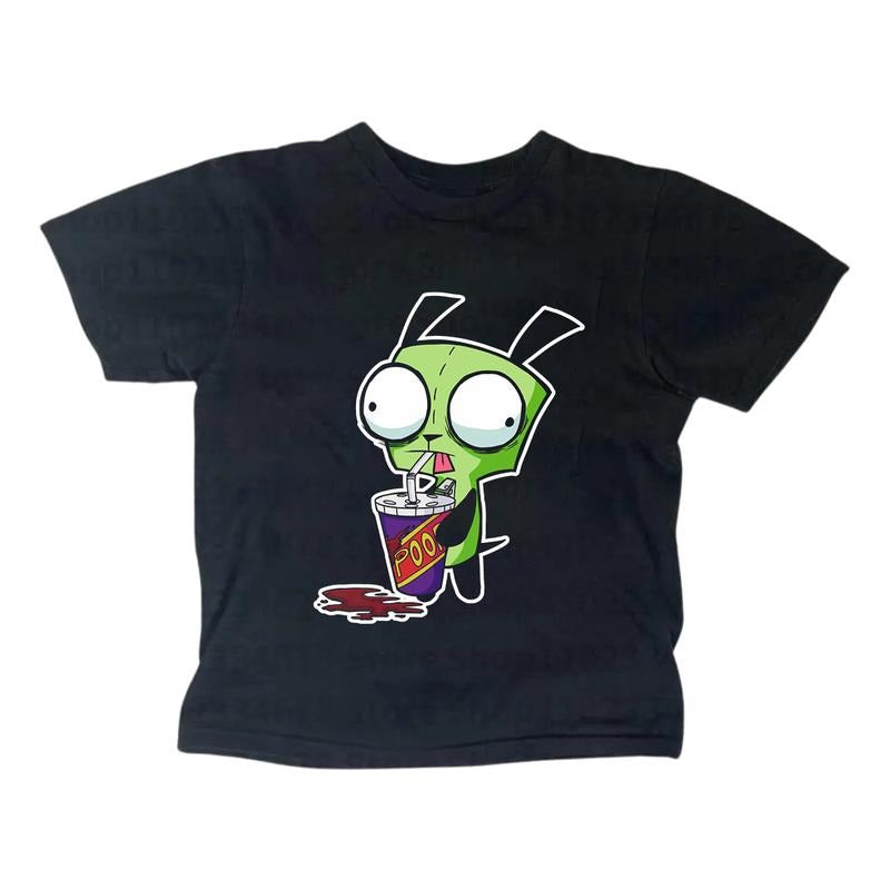 Y2K Gothic Emo Girl Top Vintage Zim Doom Baby Soft - Adult & Kids T-Shirts, Sweatshirts & Hoodies apparel design preview 1