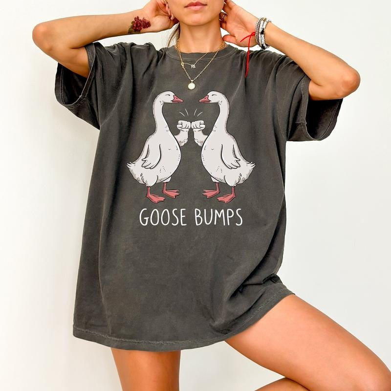 Y2k Goose Bumps Funny Silly Lover Viral Top - Adult & Kids T-Shirts, Sweatshirts & Hoodies apparel design preview 1