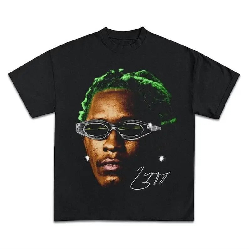 YOUNG THUG Rap Concert Thuger Slime Season Green Rare - Adult & Kids T-Shirts, Sweatshirts & Hoodies apparel design preview 1