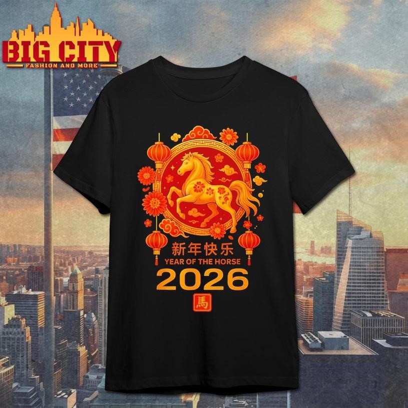 Year of the Horse Chinese New 2026 - Adult & Kids T-Shirts, Sweatshirts & Hoodies apparel design preview 1