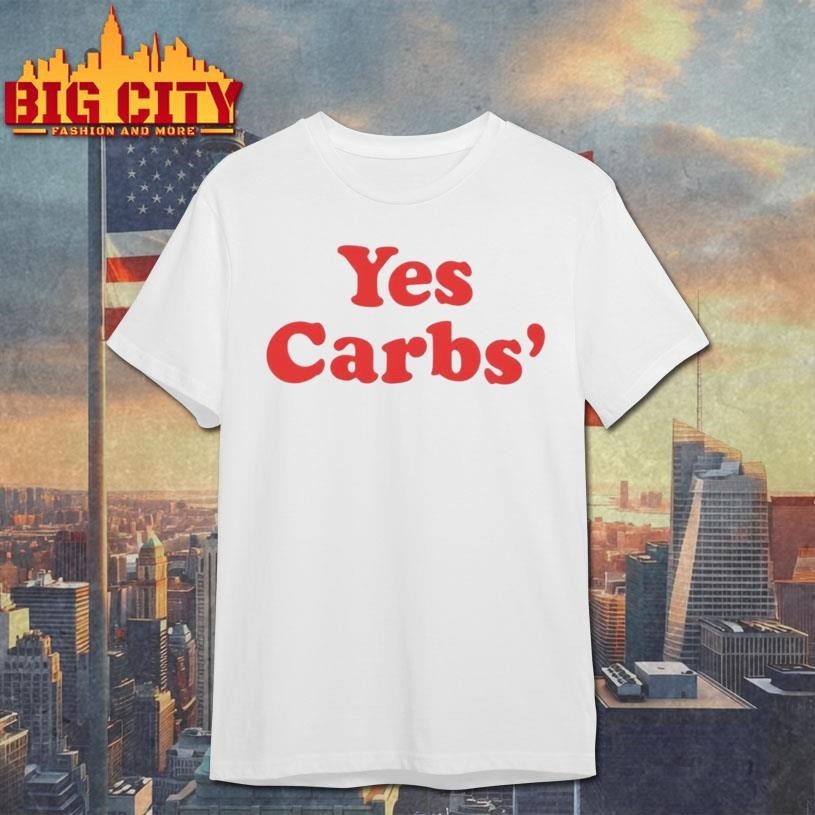 Yes Carbs Ringer - Adult & Kids T-Shirts, Sweatshirts & Hoodies apparel design preview 1