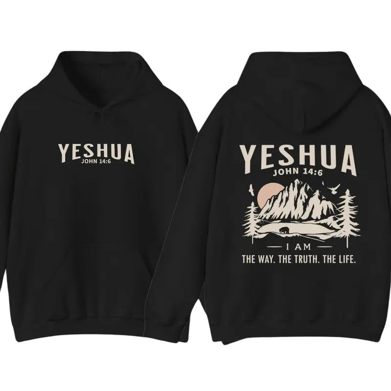 Yeshua Christian Jesus Clothes Streetwear Bible Verse - Adult & Kids T-Shirts, Sweatshirts & Hoodies apparel design preview 1