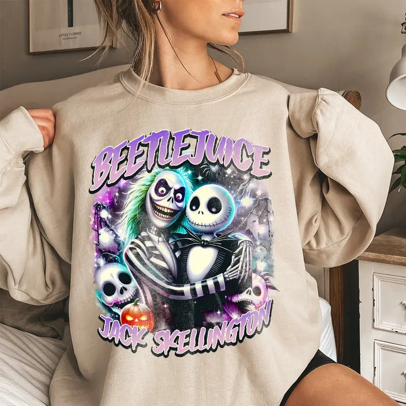 You Can'T Sit Us Beetlejuice Edward Scissorhands Jack - Adult & Kids T-Shirts, Sweatshirts & Hoodies apparel design preview 1