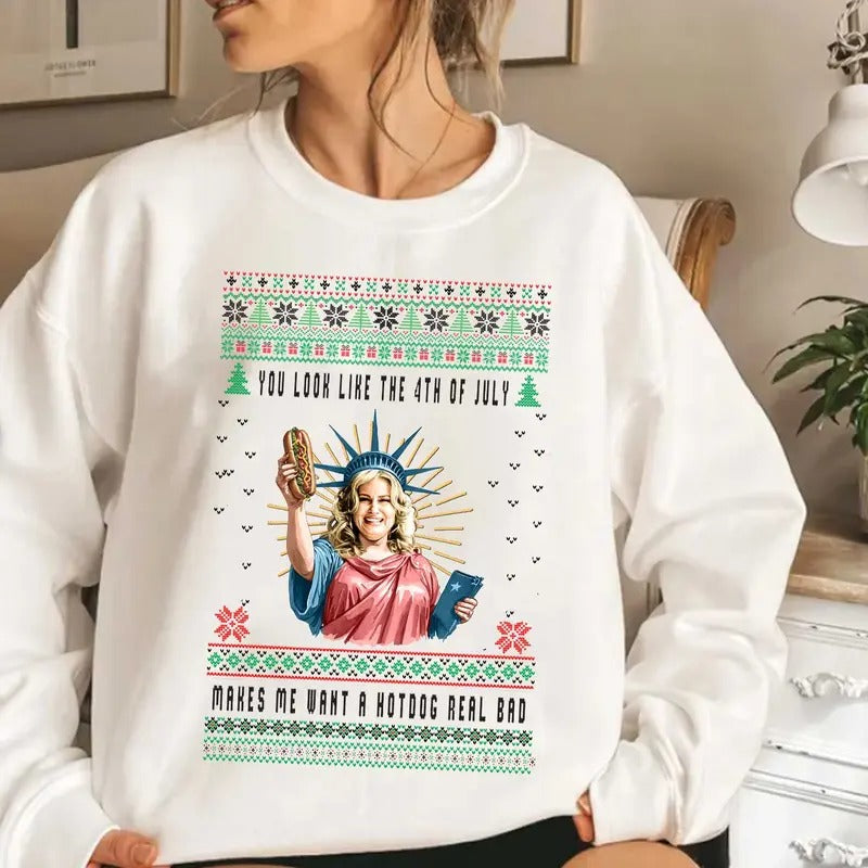 You Like 4th July Makes Me Want Hot Dog Real Bad - Adult & Kids T-Shirts, Sweatshirts & Hoodies apparel design preview 1