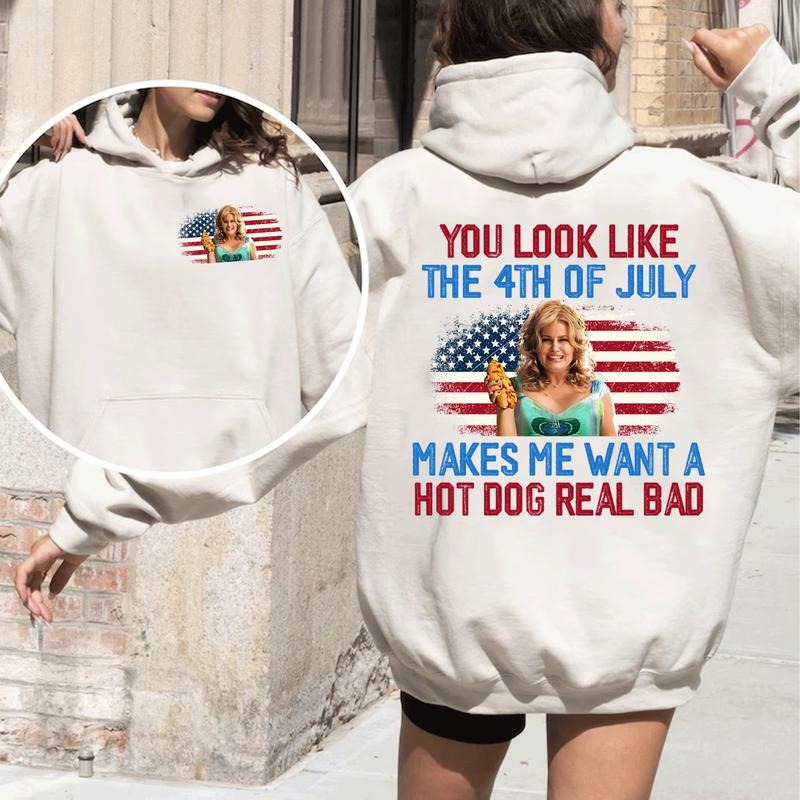 You Like 4th July Makes Me Want Hot Dog Real Bad - Adult & Kids T-Shirts, Sweatshirts & Hoodies apparel design preview 1