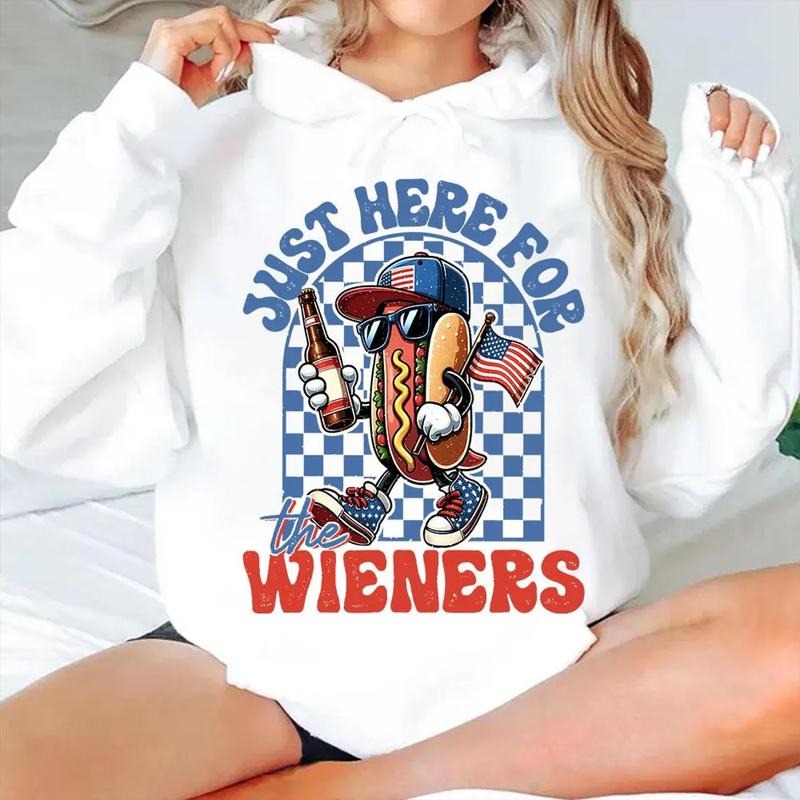 You Like 4th July Funny Retro Hot Dog Makes Me Want - Adult & Kids T-Shirts, Sweatshirts & Hoodies apparel design preview 1