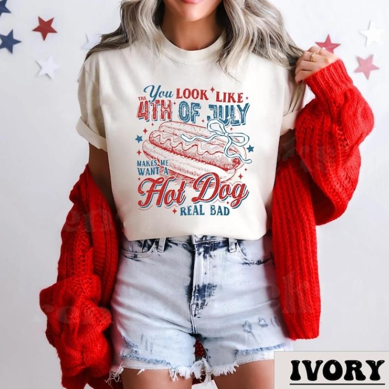 You Like 4th July Hot Dog Lover Independence Day - Adult & Kids T-Shirts, Sweatshirts & Hoodies apparel design preview 1