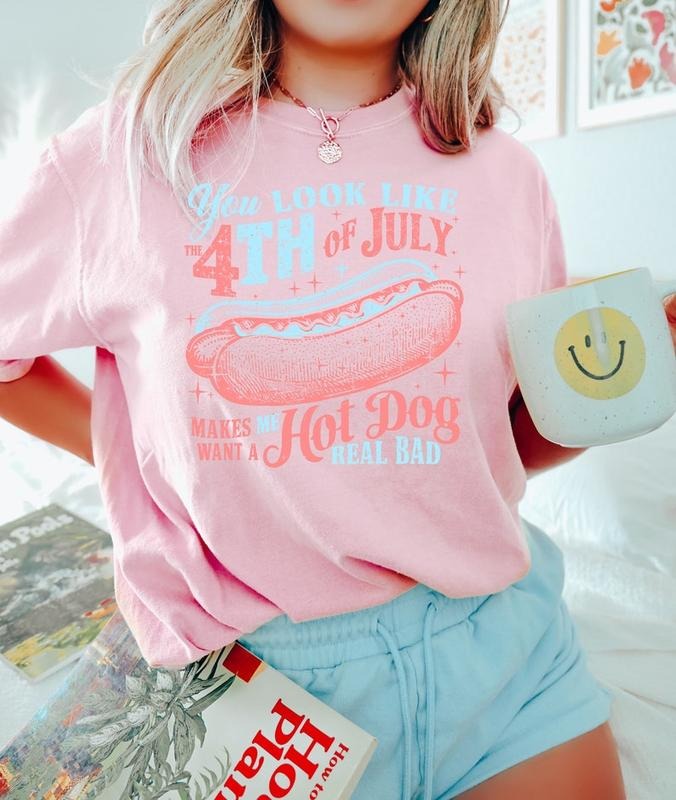 You Like 4th July Retrro America Hot Dog Independence - Adult & Kids T-Shirts, Sweatshirts & Hoodies apparel design preview 1