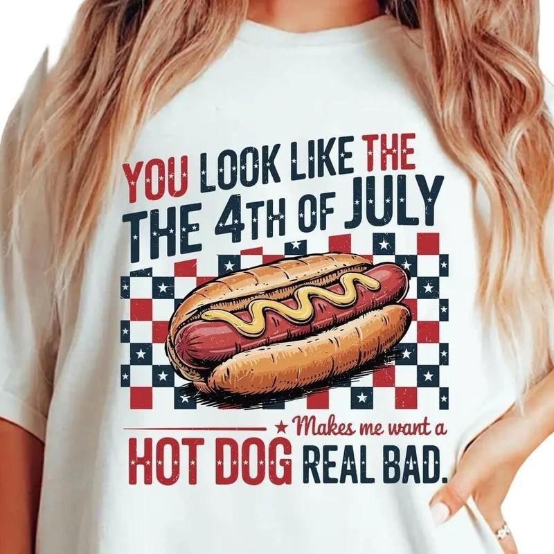 You Like 4th July Retro America Hot Dog USA Fourth - Adult & Kids T-Shirts, Sweatshirts & Hoodies apparel design preview 1