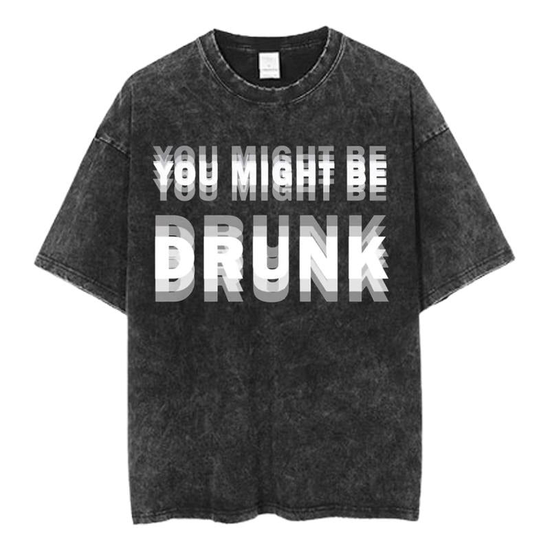 You Might Be Drunk Optical Illusion Funny Alcohol - Adult & Kids T-Shirts, Sweatshirts & Hoodies apparel design preview 1