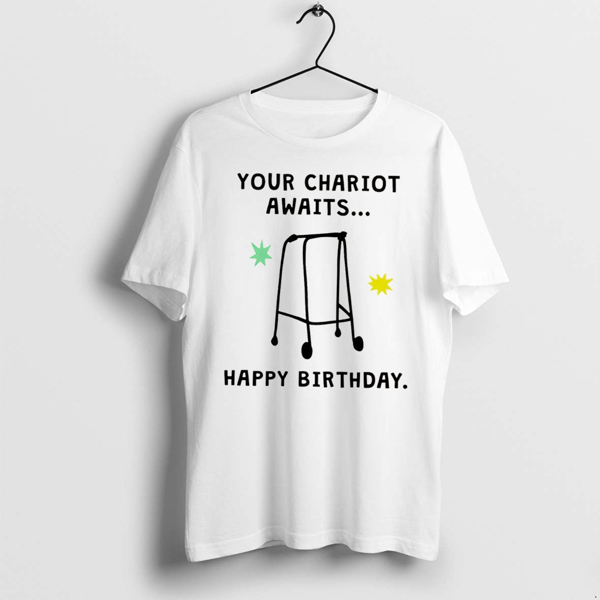 Your Chariot Awaits Happy Birthday Sweater Jpg - Adult & Kids T-Shirts, Sweatshirts & Hoodies apparel design preview 1