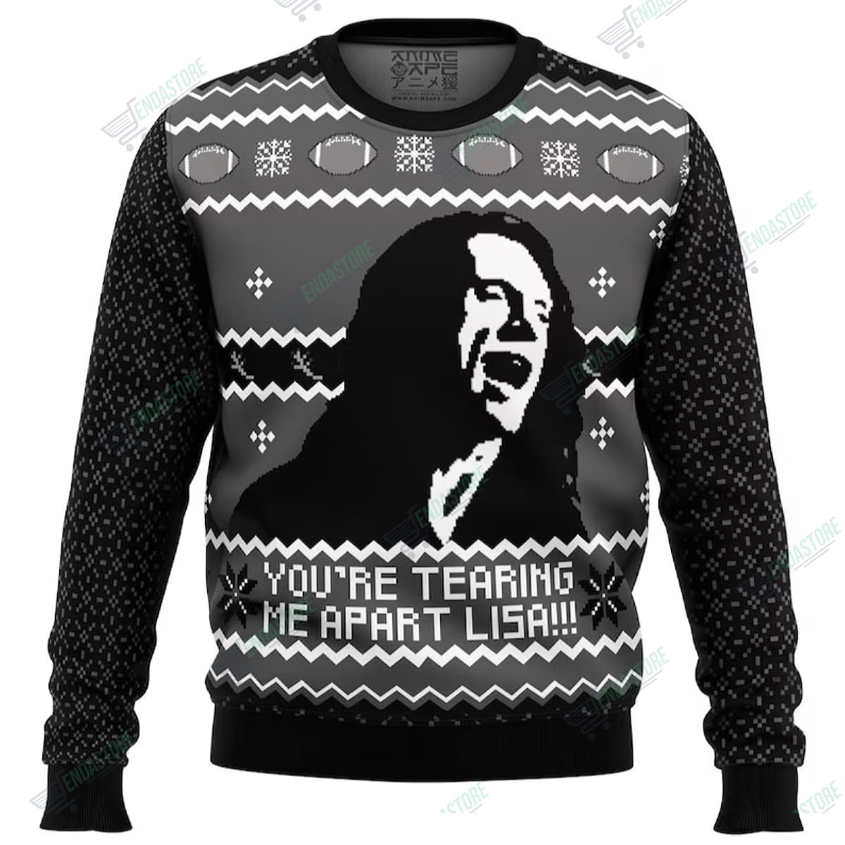 You’re Tearing Me Apart Lisa The Room 3D Ugly Christmas Sweater - Holiday Gift product image