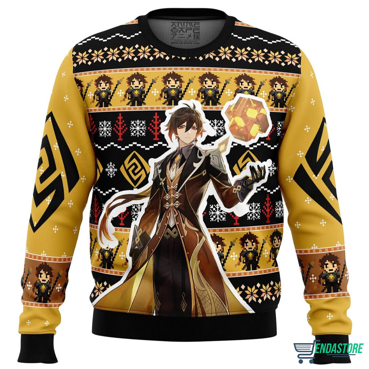 Z Genshin Impact 3D Christmas Sweater - Holiday Gift product image