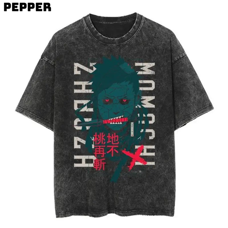 Zabuza Vintage Anime Manga Fan Man Menswear Top - Adult & Kids T-Shirts, Sweatshirts & Hoodies apparel design preview 1