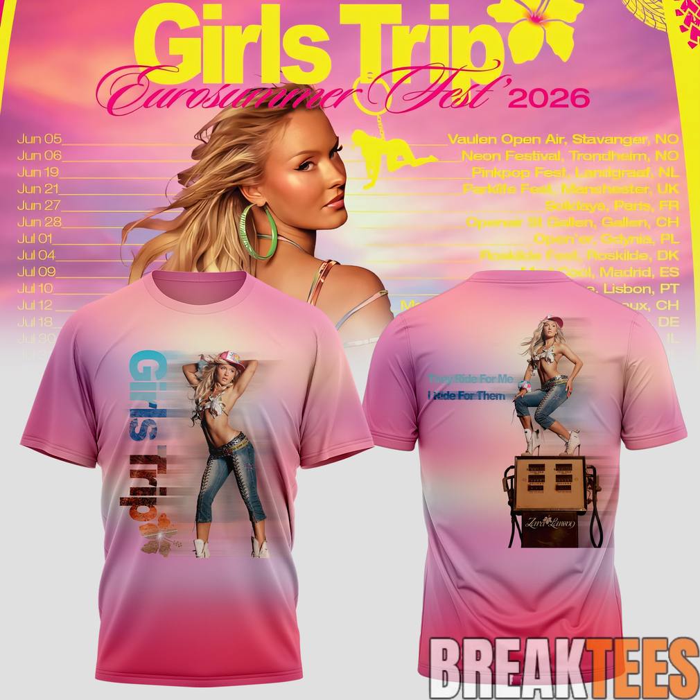 Zara Larsson Girls Trip Eurosummer Fest 2026 - Adult & Kids T-Shirts, Sweatshirts & Hoodies apparel design preview 1