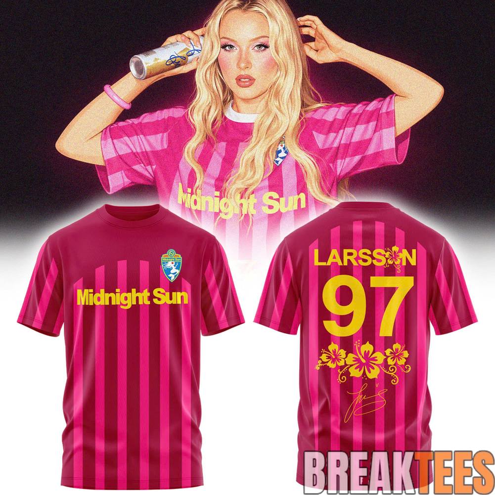 Zara Larsson Midnight Sun Girl Trip Tour 2026 - Adult & Kids T-Shirts, Sweatshirts & Hoodies apparel design preview 1