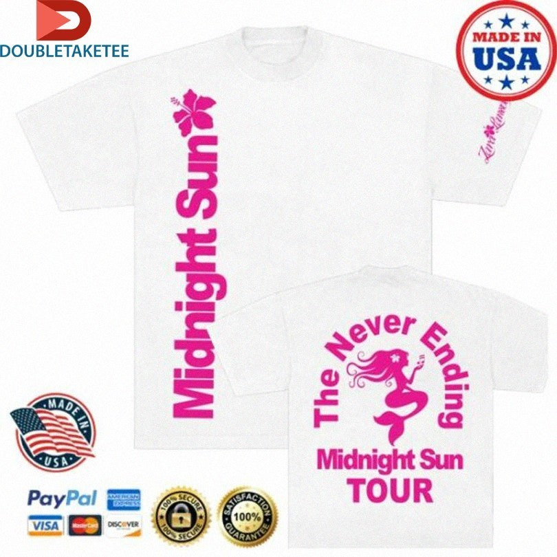 Zara Larsson The Midnight Sun Never Ending Tour 2026 - Adult & Kids T-Shirts, Sweatshirts & Hoodies apparel design preview 1