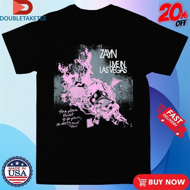 Zayn Live In Vegas The Place That Is So Pure Dirty - Adult & Kids T-Shirts, Sweatshirts & Hoodies apparel design preview 1